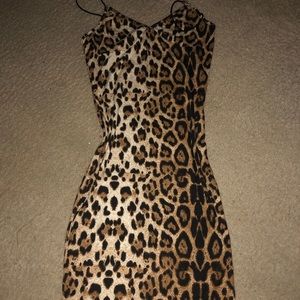 Shein leopard bodycon dress